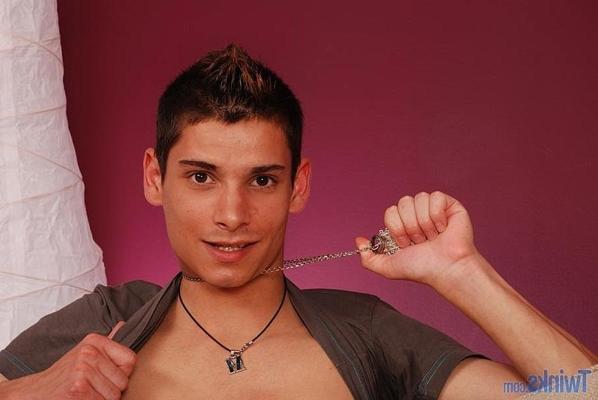 20P Cute gay in jeans Martin Corvin undresses and teases with his big dick