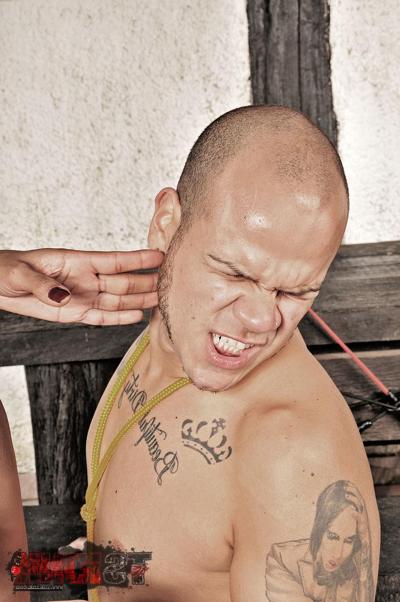 20P Shemale femdom Veronica Havenna fucks her submissive bald slave brutally