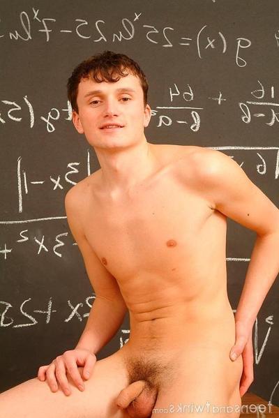 20P Hot twink strips completely naked and shows off his uncut hairy cock
