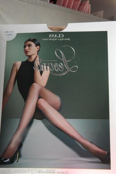 20P Slim babe Samantha Wales removes silver skirt and poses in pantyhose & heels