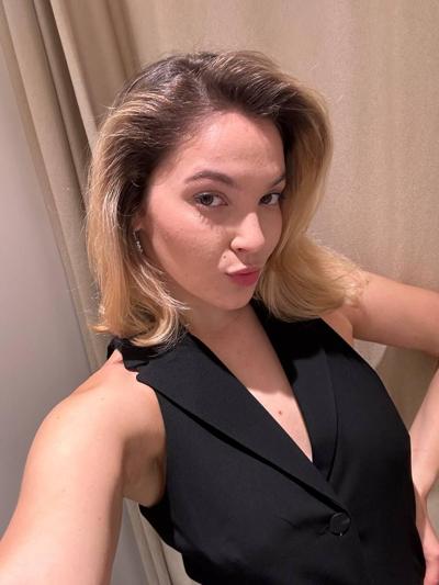13P Pretty amateur babe All About Diana posing in her hot outfits in a solo