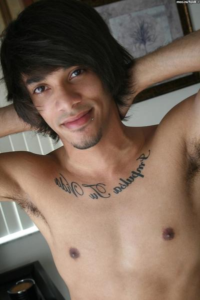 20P Adorable Caucasian gay boy Remy LeBeau unveils his skinny body & cut dick