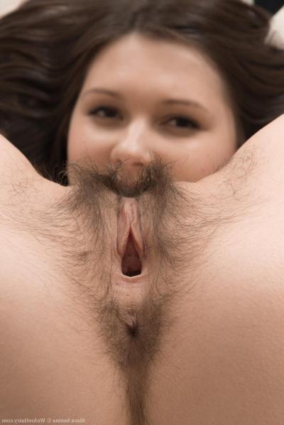 16P Sweet teen amateur Slava Sanina strips naked for viewing of hairy vagina