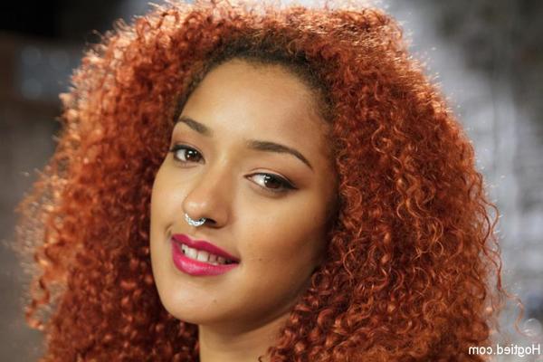 15P Ebony girl with curly red hair is suspended and masturbated in a dungeon
