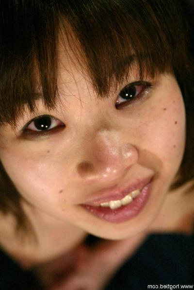 20P Young Asian babe Misa gets an anal fingering in a BDSM session with a senior