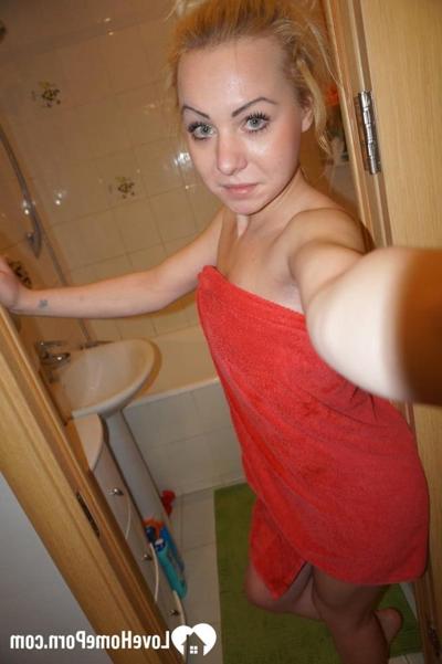 15P Blonde amateur takes nude selfies around the house showing her tiny tits 