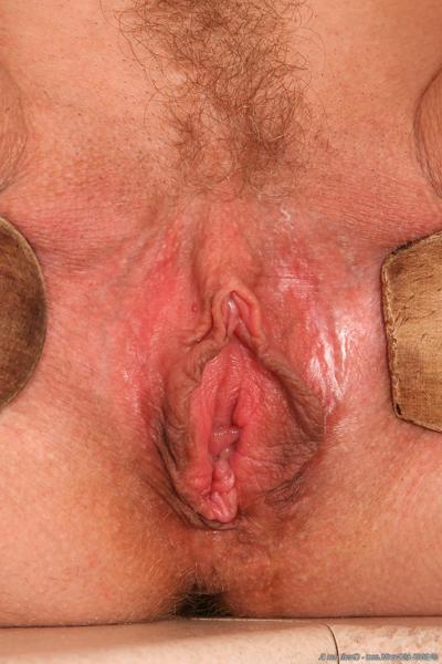 20P Mature housewife Monika strips naked & displays her trimmed pussy up close