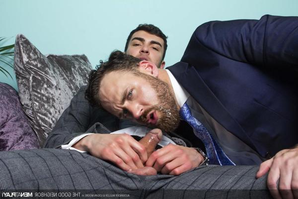 20P Gay men Alexander Muller & Logan Moore give each other oral pleasure & fuck