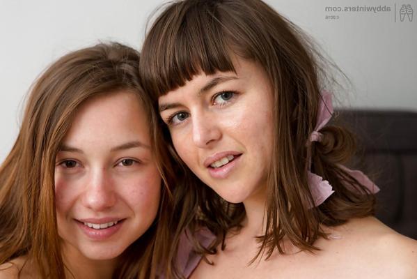 16P Lesbian amateurs Billie T and Sophie licking and fingering hairy pussies