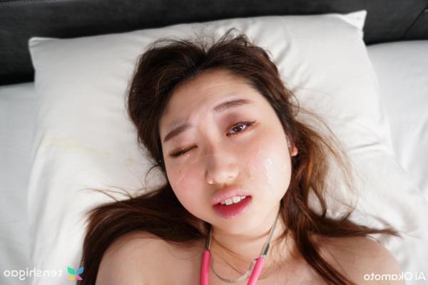 20P Redheaded Japanese nurse Ai Okamoto gives head and gets rammed in POV