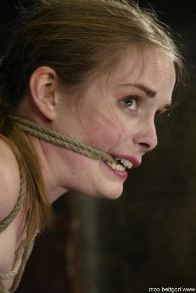 20P Amateur American Stardust gets her mouth and pussy toyed while bound