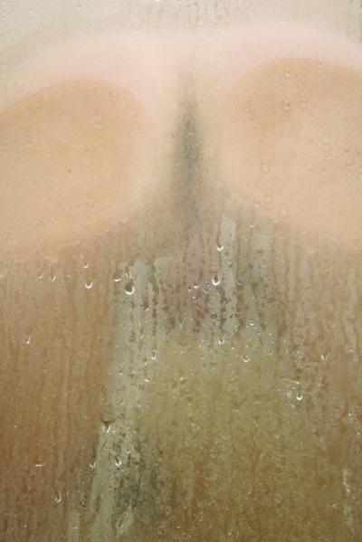 15P Young cutie gets completely naked before taking a shower