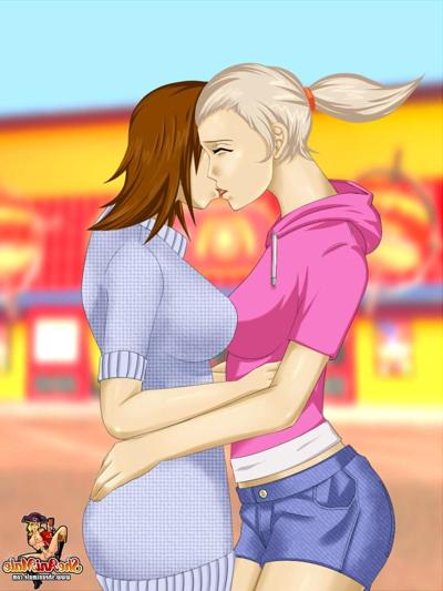 12P Cartoon trannies with tasty dicks fuck each other in a foamy shower