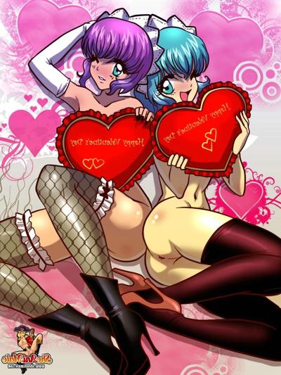 12P Busty anime shemales blowing cock & having wild anal sex on Valentine's Day