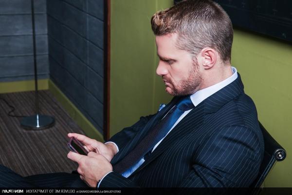 20P Muscular gay dudes Dato Foland and Landon Conrad fuck after an office meeting