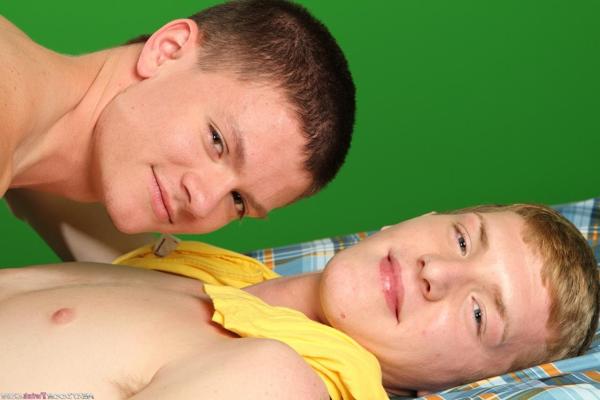 20P Sexy gays Tyler Sweet and Grant Peters strip and fuck each other's ass