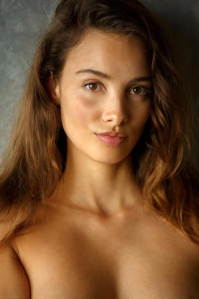 20P Gorgeous babe Calypso shows off her big booty and her sweet teen tits