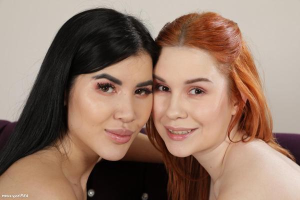 15P Teen lesbians Sweet Angelina and Lady Dee indulge in piss play during sex