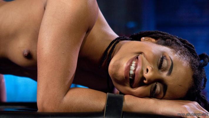 20P Tied up ebony Kira Noir gets her cunt toyed by a stunning Chanel Preston