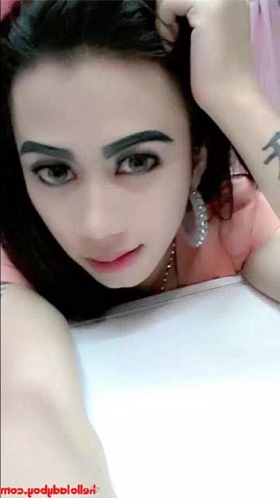 20P Pretty Asian ladyboy Sweetie poses in her hot outfits in her solo compilation