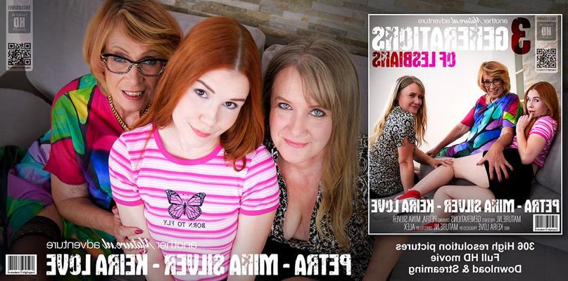 11P Young looking redhead has a lesbian threesome with older ladies