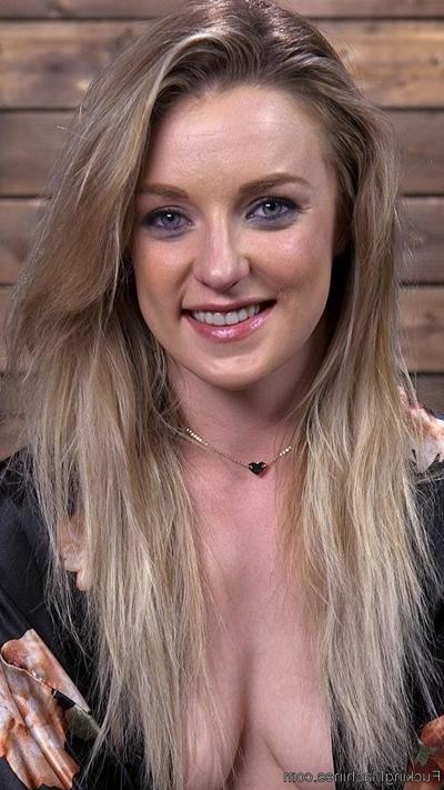 17P Pretty slavegirl Kate Kennedy gets fucked by a machine dildo in a bondage solo