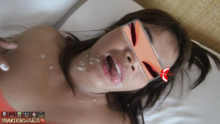 15P Petite Thai girl licks sperm from lips after POV sex with a foreigner