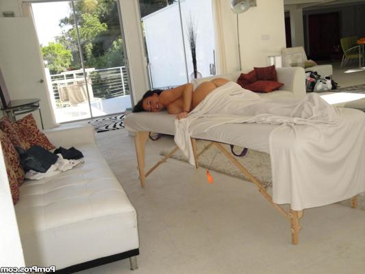 20P Big titted Chanel Preston lays down on the table and waits for her masseur