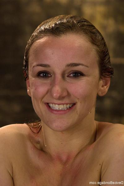 17P Young looking blonde girl Jessie Cox endures being restrained and submersed