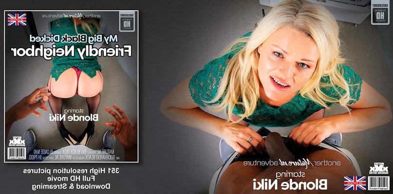 11P Blonde woman Blonde Niki has sexual intercourse with a big black cock