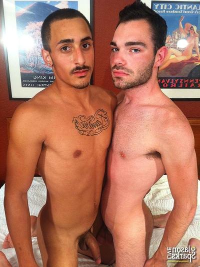 20P Gay men Carlos Romero & Brandon Atkins have anal sex after some oral foreplay