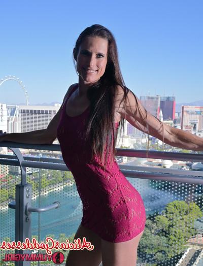 20P Big booty ebony Raven Swallowz and tall MILF Sofie Marie pose on a terrace