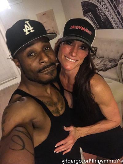 20P Tall MILF Sofie Marie takes a photo of herself blowing a big black dick