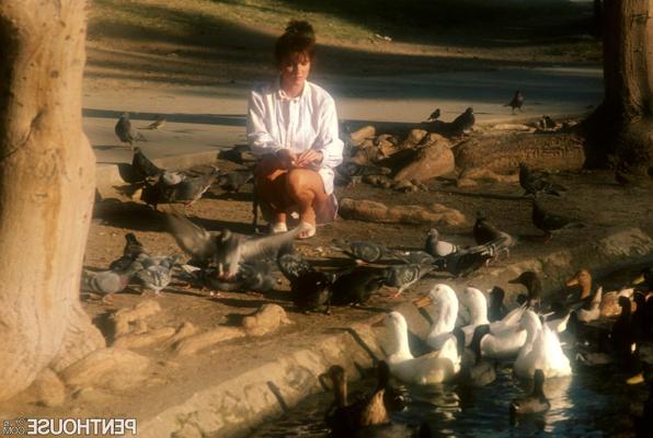 14P Exotic Joelyn Lund reveals her hot natural body during a vintage photoshhot