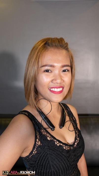11P Cute Filipina teen Kristine poses in her lovely black dress & high heels