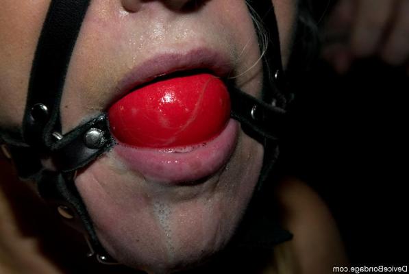 20P Mature slave woman Dia Zerva gets bound, ball-gagged and humiliated