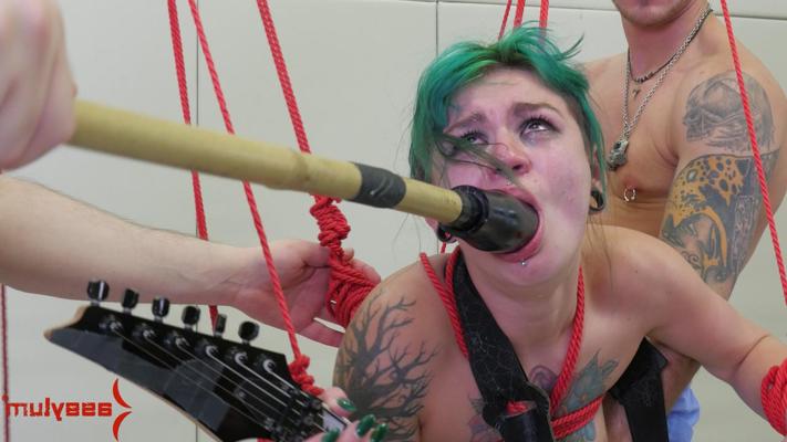 14P Horny slut a straight jacket Amelia Dire gets suspended for painful fucking