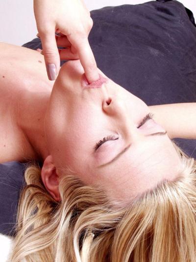 20P Blonde teen Sophie riding a throbbing dick with her legs up in the air