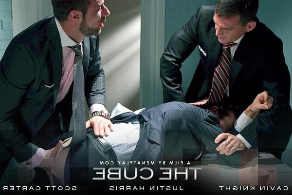 19P Three horny inspectors strip, face fuck and bang a suspect in a suit