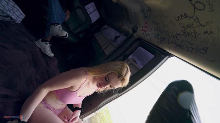 20P Blonde hitchhiker Layla Belle has wild hardcore sex with a stranger