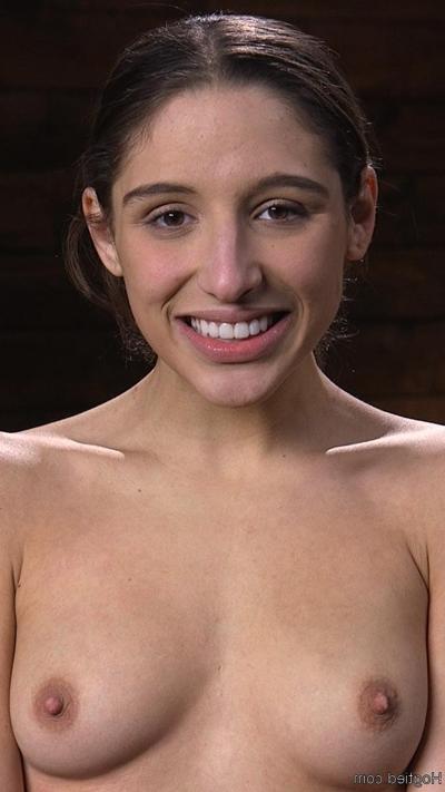 16P Pretty brunette Abella Danger gets punished with a vibrator in bondage