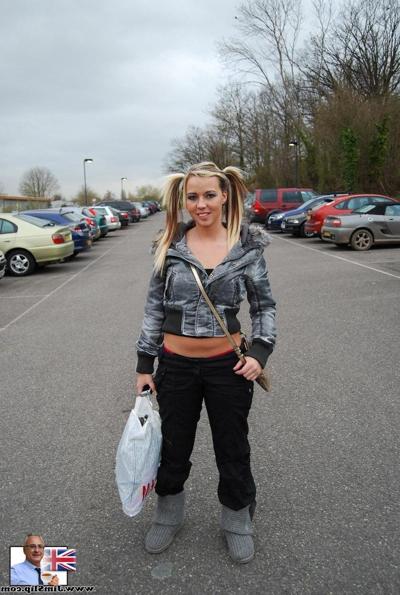18P Busty blonde teen with twintails Robyn fucked into bald cunt by old boy
